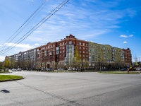 Выборгский район, улица Композиторов, дом 10. многоквартирный дом