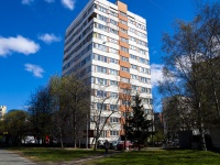 Выборгский район, улица Руднева, дом 1. многоквартирный дом