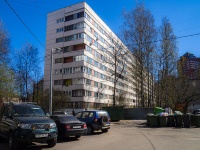Выборгский район, улица Руднева, дом 3 к.2. многоквартирный дом