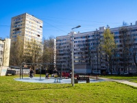 Выборгский район, улица Кустодиева, дом 2. многоквартирный дом