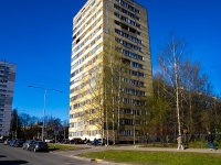 Выборгский район, улица Кустодиева, дом 4 к.1. многоквартирный дом