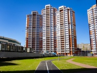 Выборгский район, Жилой комплекс "Байрон", улица Кустодиева, дом 5 к.1 СТР 1