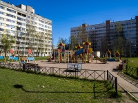 Выборгский район, улица Кустодиева, дом 20 к.1. многоквартирный дом