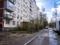 Выборгский район, улица Асафьева, дом 10. многоквартирный дом