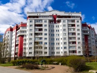 Выборгский район, улица Симонова, дом 4 к.1. многоквартирный дом