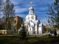 Калининский район, храм Храм Тихвинской иконы Божией Матери , улица Софьи Ковалевской, дом 9
