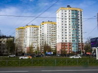 Калининский район, улица Карпинского, дом 33 к.1. многоквартирный дом
