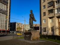 Калининский район, памятник Шота Руставели улица Руставели, памятник Шота Руставели