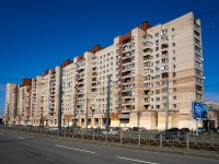 Kalininsky district, Prosveshcheniya avenue, house 76 к.1. Apartment house