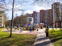 Kalininsky district, Prosveshcheniya avenue, house 76 к.1. Apartment house
