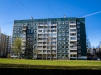 Калининский район, Луначарского проспект, дом 84 к.4. многоквартирный дом