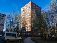 Kalininsky district, Lunacharsky avenue, house 96 к.1. Apartment house