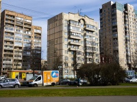 Kalininsky district, Kultury avenue, house 25 к.1. Apartment house