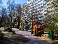 Калининский район, улица Ольги Форш, дом 1/4. многоквартирный дом