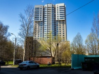 Калининский район, Светлановский проспект, дом 121 к.1. многоквартирный дом