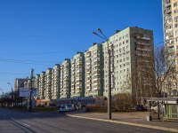 Krasnogvardeisky district, avenue Industrialny, house 35 к.1. Apartment house