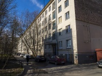 Krasnogvardeisky district, Sredneokhtinskiy , 房屋 1 к.1. 公寓楼