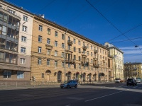 Krasnogvardeisky district,  Sredneokhtinskiy, house 4. Apartment house