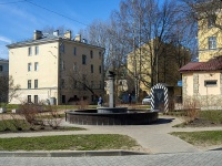 Krasnogvardeisky district,  Sredneokhtinskiy. public garden