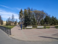 Krasnogvardeisky district, st Aleksandr Ulyanov. public garden