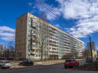 Krasnogvardeisky district, Lenskaya st, house 2 к.1. Apartment house