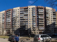 Krasnogvardeisky district, Lenskaya st, house 3 к.2. Apartment house