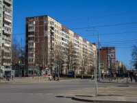 Krasnogvardeisky district, Lenskaya st, house 10 к.1. Apartment house