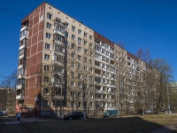 Krasnogvardeisky district, Lenskaya st, 房屋 10 к.2. 公寓楼
