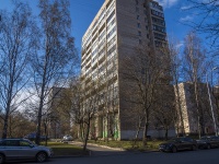 Krasnogvardeisky district, Aprelskaya st, house 3. Apartment house