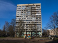 Krasnogvardeisky district, Aprelskaya st, house 4. Apartment house