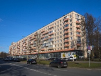 Krasnogvardeisky district, Aprelskaya st, house 5. Apartment house
