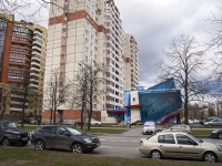 Krasnogvardeisky district, Stasovoj st, house 1. Apartment house