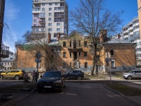Krasnogvardeisky district, Gusev st, house 5 к.6. dangerous structure