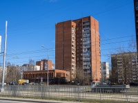Krasnogvardeisky district, Nastavnikov avenue, 房屋 7 к.1. 公寓楼
