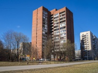 Krasnogvardeisky district, Nastavnikov avenue, 房屋 8 к.1. 公寓楼