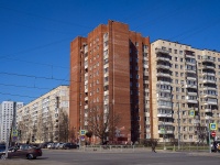 Krasnogvardeisky district, Nastavnikov avenue, house 12. Apartment house