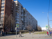 Krasnogvardeisky district, Nastavnikov avenue, 房屋 14 к.1. 公寓楼
