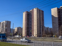 Krasnogvardeisky district, avenue Nastavnikov, house 28 к.1. Apartment house