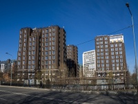 Krasnogvardeisky district, Magnitogorskaya st, house 11 ЛИТ В СТР 2. Apartment house