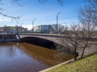 Krasnogvardeisky district, bridge Мост через реку ОхтаKrasnogvardeyskaya square, bridge Мост через реку Охта