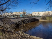 площадь Красногвардейская. мост Мост через реку Охта
