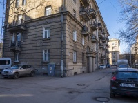 Krasnogvardeisky district, Stahanovtcev st, house 4. Apartment house