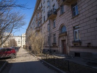 Krasnogvardeisky district, Stahanovtcev st, house 4А. Apartment house