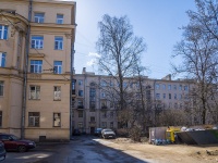 Krasnogvardeisky district, Stahanovtcev st, house 9Б. Apartment house