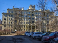 Krasnogvardeisky district, Stahanovtcev st, house 11. Apartment house