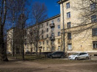 Krasnogvardeisky district, Stahanovtcev st, house 12. Apartment house