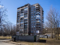 Krasnogvardeisky district, Gromov st, house 6. Apartment house