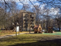 Krasnogvardeisky district, Krasnodonskaya st, house 27. Apartment house