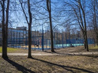 Krasnogvardeisky district, alley Perevoznij. sports ground