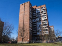 Krasnogvardeisky district, Udarnikov avenue, 房屋 17 к.1. 公寓楼